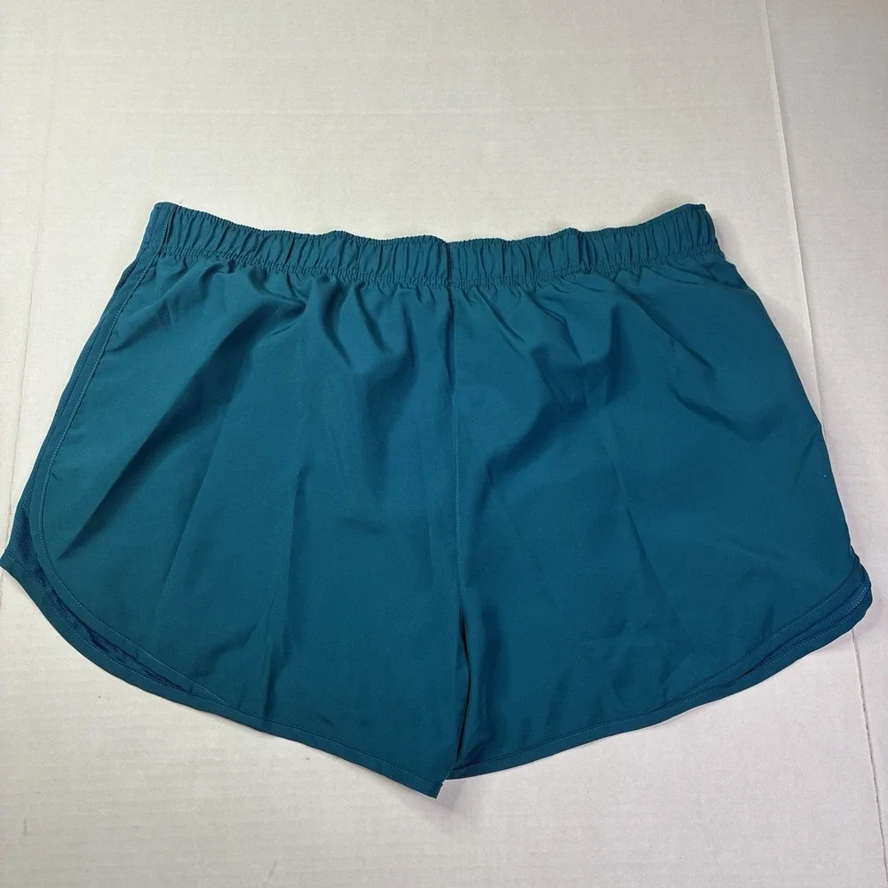 Nike Dri-FIT Running Shorts Women's XL Green Abyss 3 Inseam Lightweight HM6096